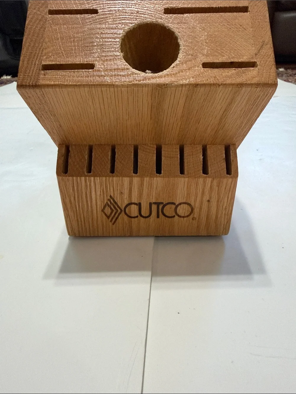Cutco compact wooden
